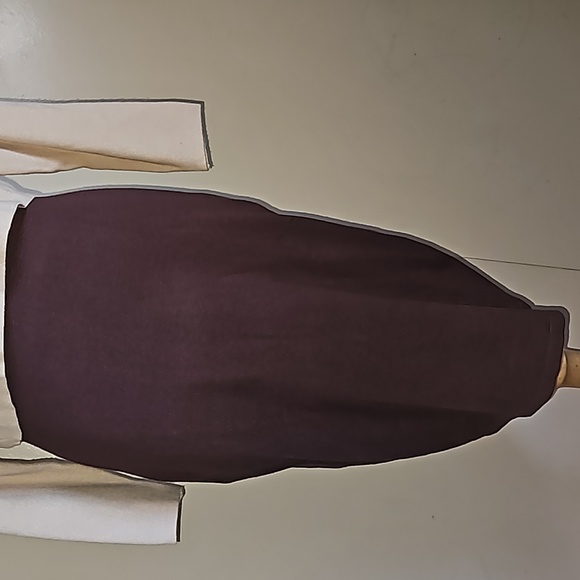 Taylor Knit Sweater Tank Dress With Long Sleeve Crop Top Cowl Neck Size Small - Picture 5 of 16